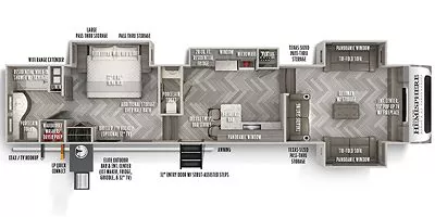 2022 Salem Hemisphere 36FL Floorplan