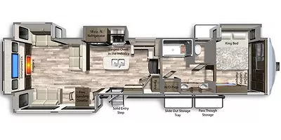 2022 Dutchmen Yukon 410RD Floorplan