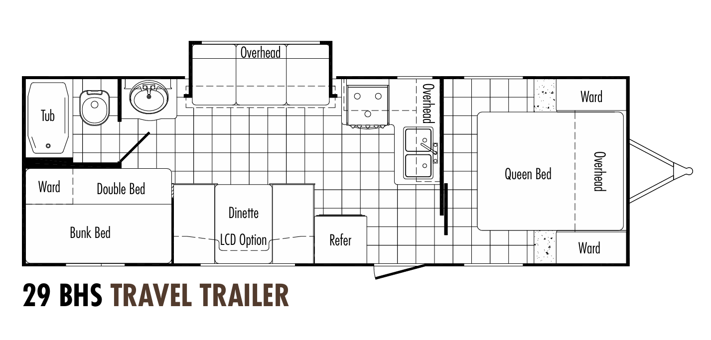 2009 Thor Summit 29BHS Floorplan