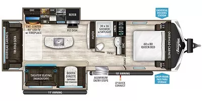 2021 Grand Design Imagine 2970RL Floorplan