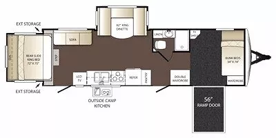 2013 Keystone Outback 280RS Floorplan