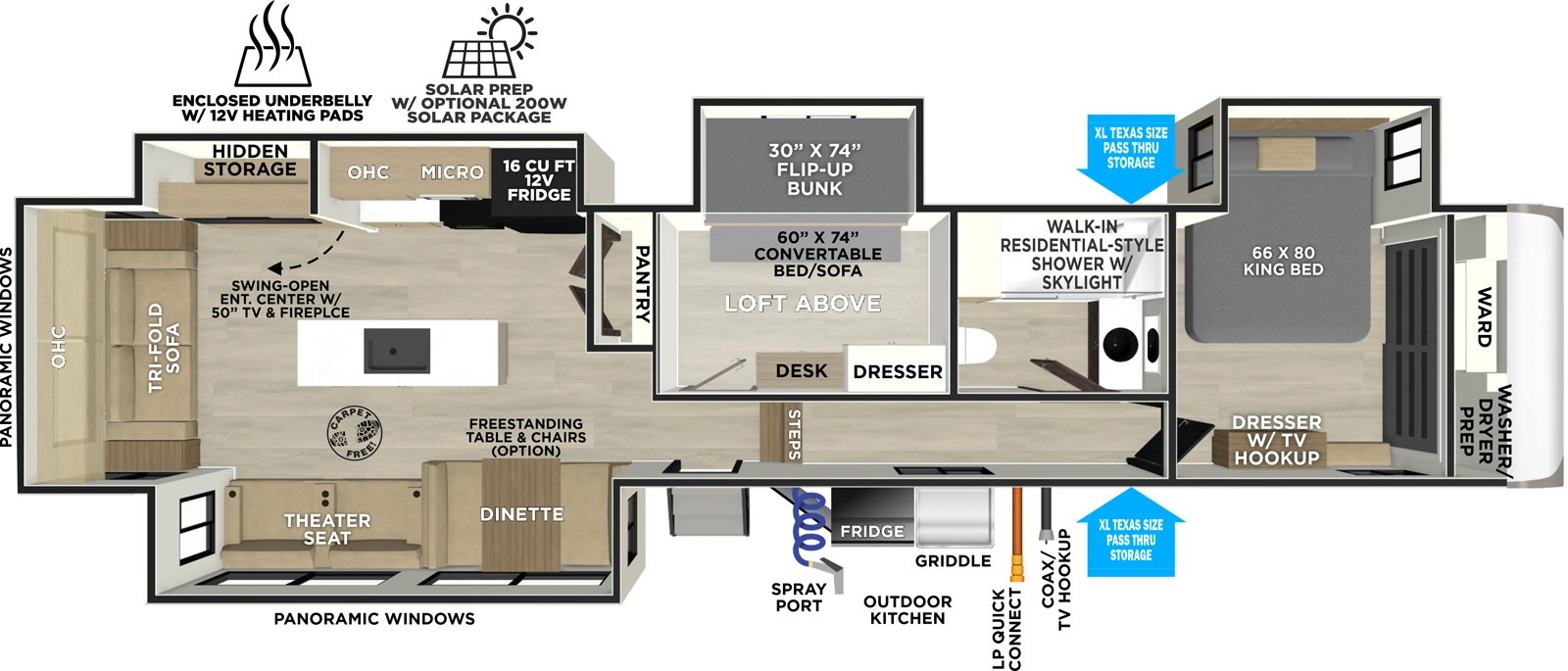2026 Salem Hemisphere 369BL Floorplan