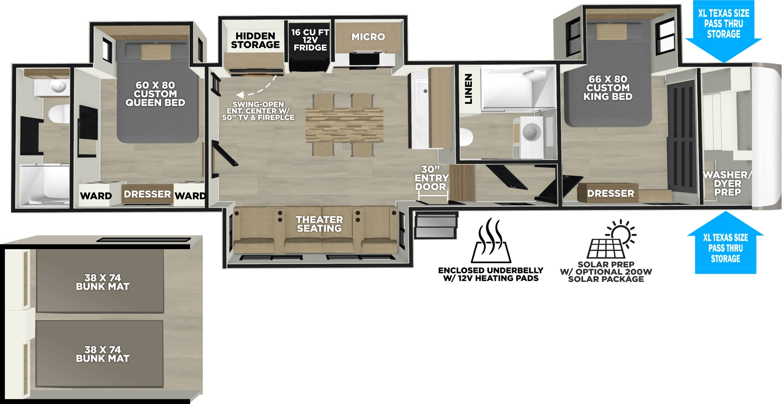2026 Salem Hemisphere 376FAM floorplan