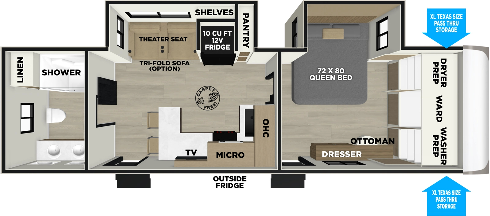2026 Salem Hemisphere 265BSRB Floorplan