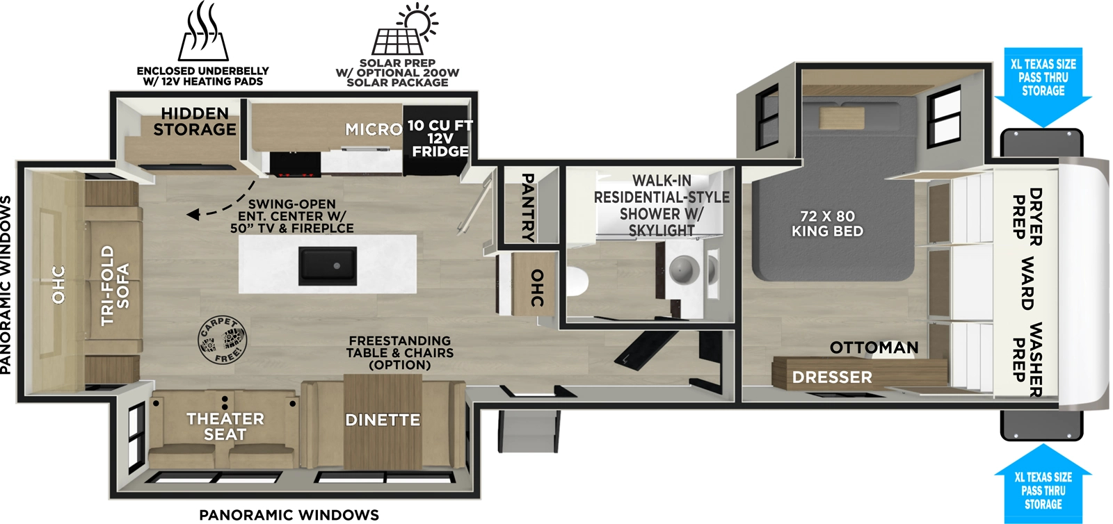 2026 Salem Hemisphere 308RL Floorplan