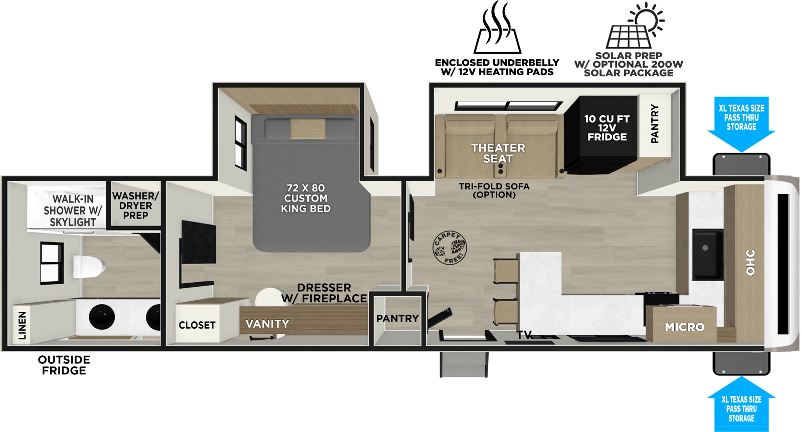 2026 Salem Hemisphere 261FKRB Floorplan