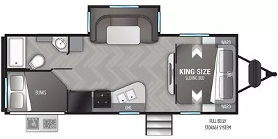 2022 Cruiser RV Shadow Cruiser 240BHS Floorplan