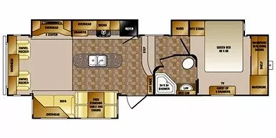 2014 CrossRoads Cruiser Patriot-Provincial CF335SS Floorplan
