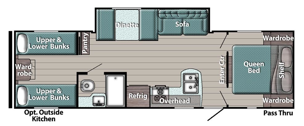 2026 Kingsport 279BH Floorplan
