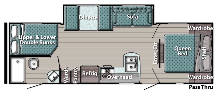 2026 Kingsport 268BH Floorplan