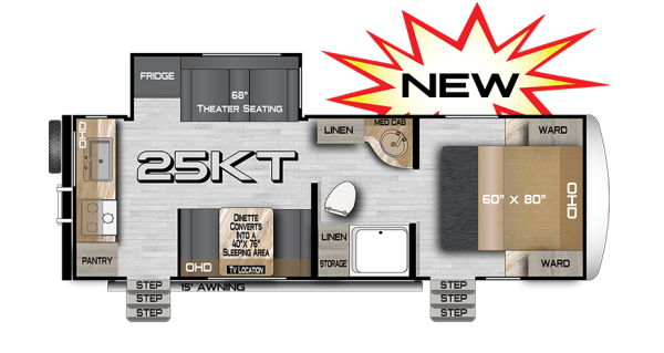 2024 Nash 25KT Floorplan