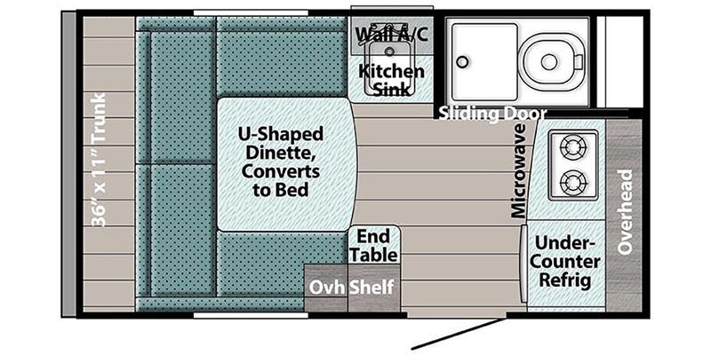 2025 Trail Boss 160FK Floorplan