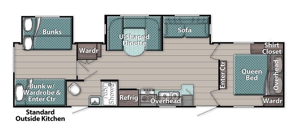 2025 Kingsport 323TBR Floorplan