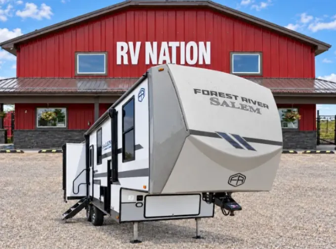 2026 Forest River RV Salem Hemisphere 369BL-Mid-bunk Floor Plan!
