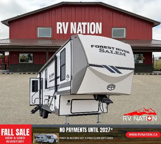 2026 Forest River RV Salem Hemisphere 369BL-Mid-bunk Floor Plan!