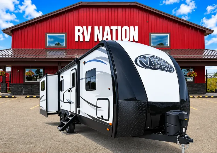 2015 Forest River RV Vibe Extreme Lite 268RKS-Rear Kitchen Floor Plan! Reserve This Unit Today!