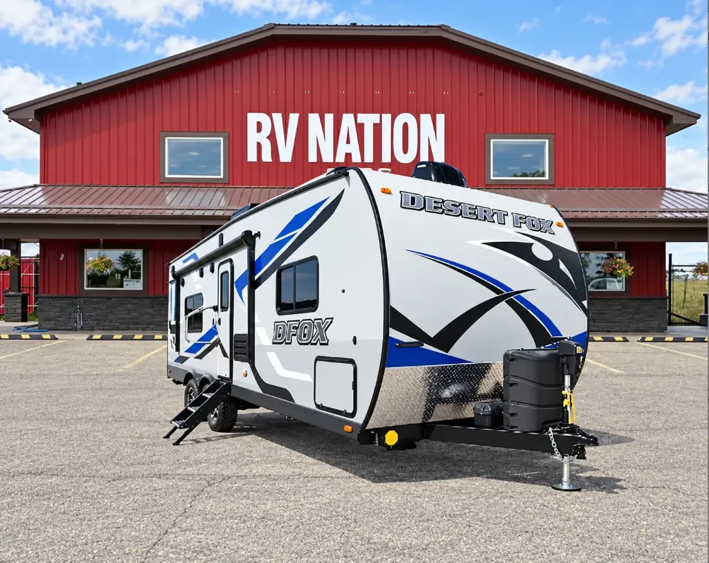 [4N17F2725L0152183, 52183AC] 2020 Desert Fox 27FS Toy Hauler