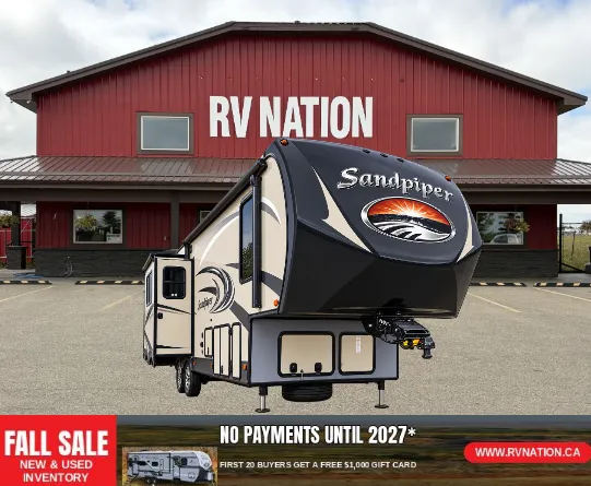 2015 Forest River RV Sandpiper 360PDEK-Luxury Floor Plan! Rear Patio!