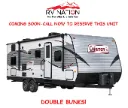 Coming soon! 2015 Dutchmen RV Coleman 262BH